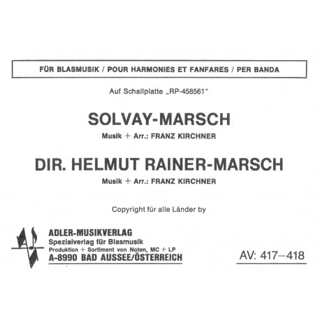 Dir. Helmut Rainer-Marsch