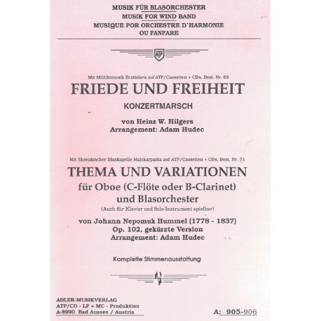 Thema und Variationen für Oboe (Op. 102 - J.N. Hummel)