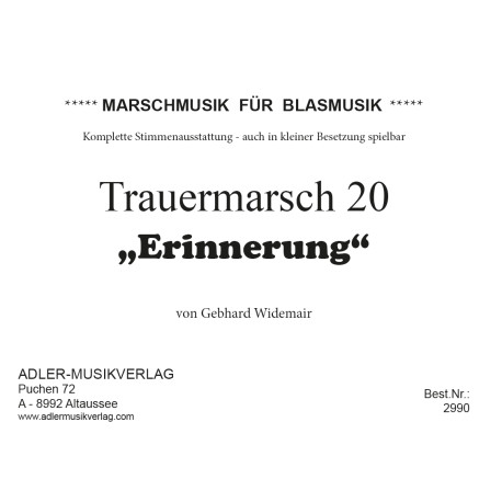 "Erinnerung" Trauermarsch 20